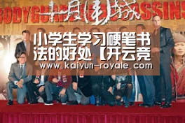小学生学习硬笔书法的好处【开云竞猜】(图1) 开云电竞
